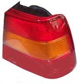 Volvo Sedan, 940, 960, Tail light assembly with yellow turn signal for Left side/Driver side 3538338 