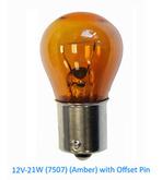 Volvo turn signal Single Filament Amber Bulb with offset 989842 12V 21W