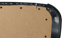 1615H BLACK  122 Amazon 2 door seat cover upholstery set - black leather