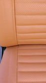 1615H BROWN  122 Amazon 2 door  seat cover upholstery set - brown leather