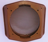 Speaker Mount  AND Cover Grille 1384655 and 1384636 *TAN* front door HT-204 HT-205 Volvo 240
