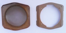 Speaker Mount  AND Cover Grille 1384655 and 1384636 *TAN* front door HT-204 HT-205 Volvo 240