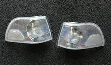 Volvo S70, V70, C70, Parking lamp corner light front  turn signal assembly set clear  right and left sides. CVV 242R CVV 242L