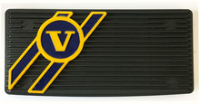 V  emblem for 1307095-9  Volvo 240  dash dashboard mounted  center  speaker grille cover 