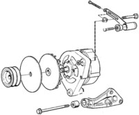 Alternator power steering AC mounting bracket bushing 463909 Volvo 240, 242, 244, 245, 262, 264, 265, 740, 745, 760, 780, 940, 960, Suspension Stabilizer Bar Bushing