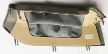 Volvo  xc70 v70xc emergency brake parking brake lever cover dust boot light gray leather synthetic 2001-2005