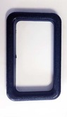  Interior door panel lock release handle trim ring BLUE Volvo 240 1360968