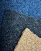 Volvo 240 sedan rear window sill hat shelf carpet lining BLACK color