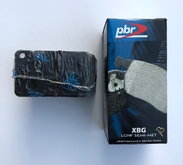 Brake Pad, Front PBR DELUXE  271739 271666 D143RM, fits VOLVO car models 164, 240, 242, 244, 245, 262, 264, 265 w/ girling calipers