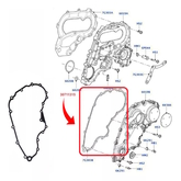 Engine Timing Cover Gasket for Volvo 3.0L & 3.2L T6 S60, S80, V60, V70, XC60, XC70, XC90