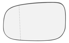 30716480, Volvo V70, S80, Mirror Glass