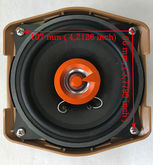 1348948  Volvo 240  HT-204 HT-205 front speaker  speakers with tweeters 4 ohm 20 Watt  